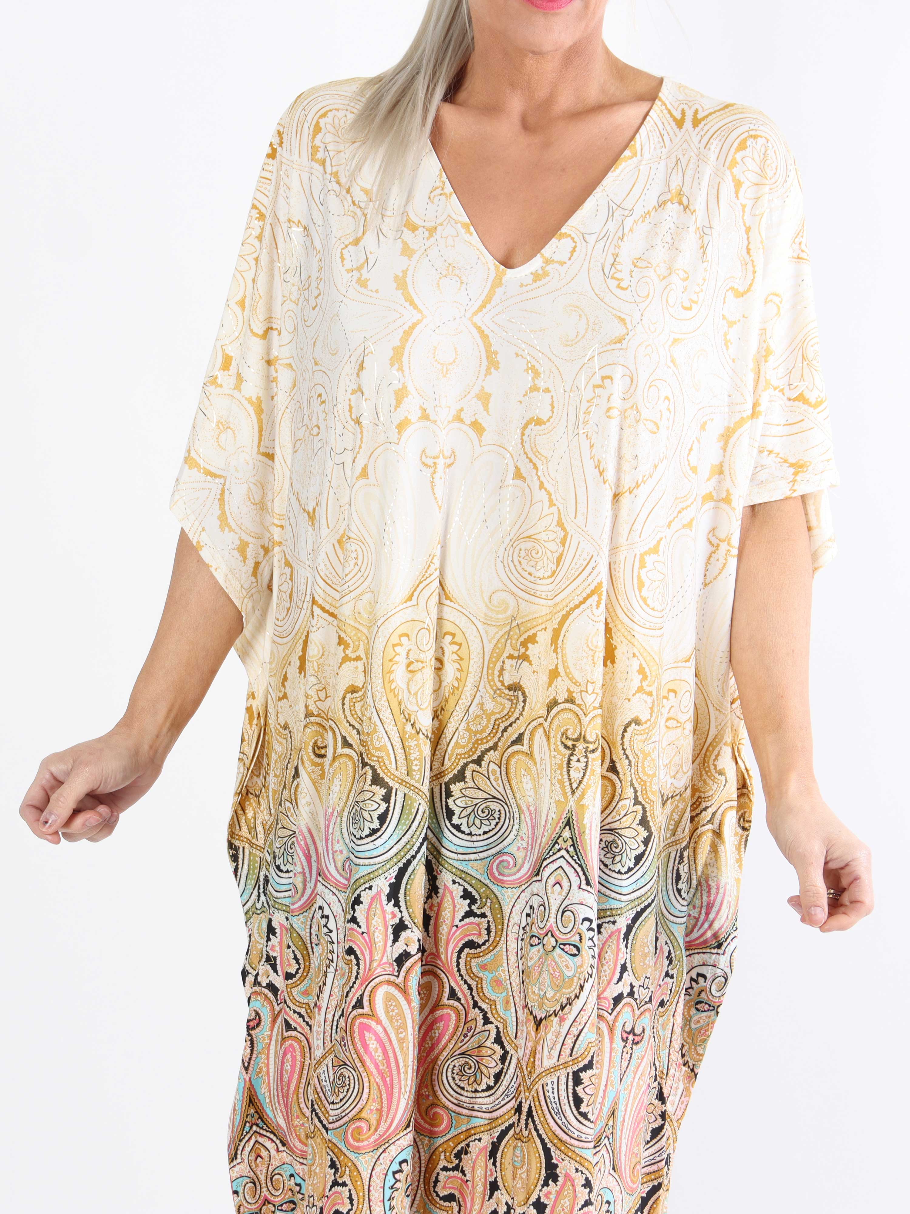 Azmina Tamaria - Tunikaklänning i plus size med resår och lös passform